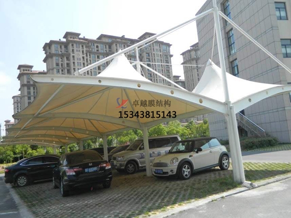 資陽膜結(jié)構停車棚【充電站雨棚】設計安裝